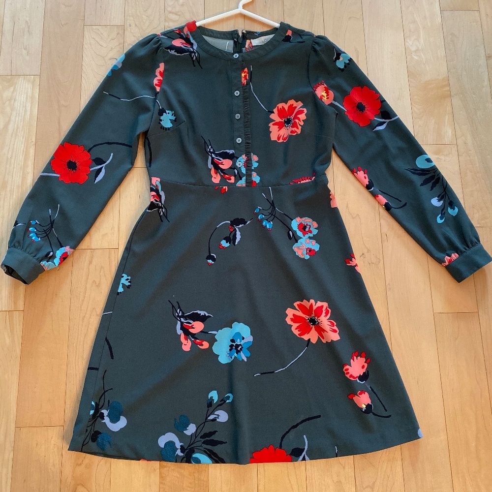 LOFT fit and flare dress